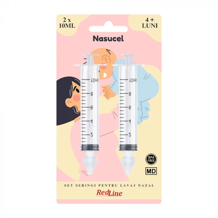 SET SERINGA LAVAJ NAZAL 10ML - 2buc/set