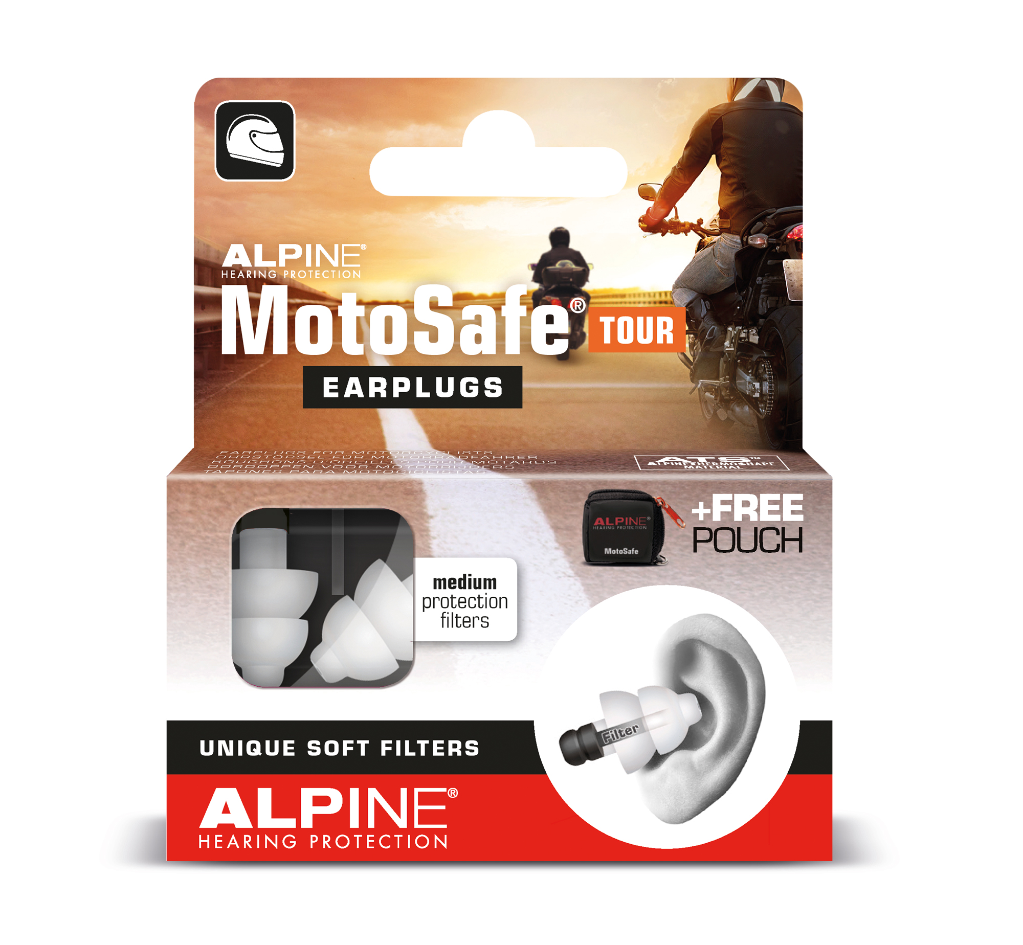 DOPURI DE URECHI ALPINE MOTOSAFE PRO