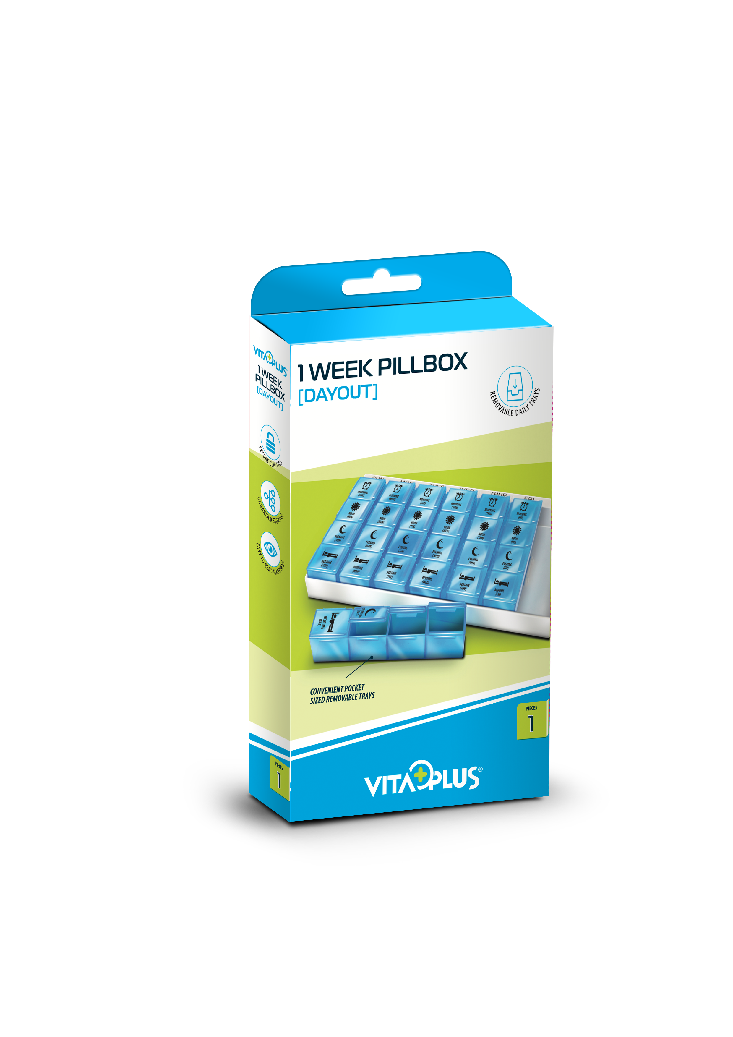 VITAPLUS ORGANIZATOR MEDICAMENTE SAPTAMANAL*4