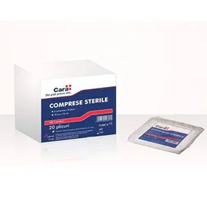 COMPRESE STERILE PLIATE 10/10*8PLx5 CARA 20buc/cut