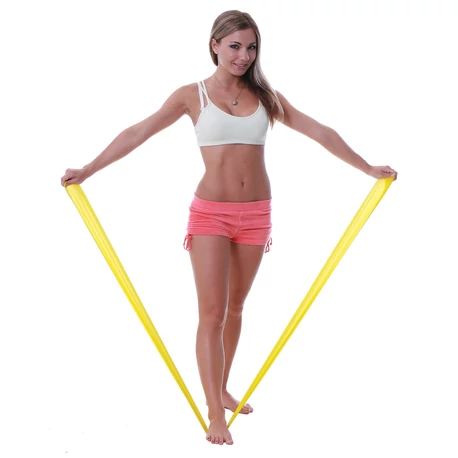 BANDA FITNESS ELASTICA 150CM USOARA GALBEN