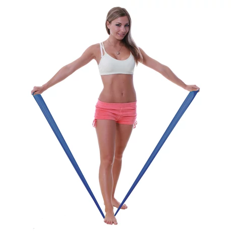 BANDA FITNESS ELASTICA 150CM EXTRA FORTE ALBASTRU