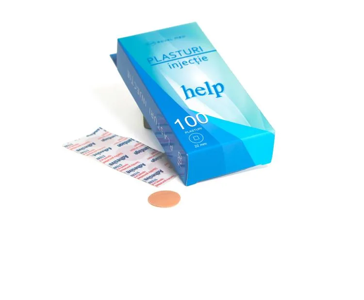 PLASTURI ROTUNZI POST INJECTIE HELP 22mm - 100buc/cut