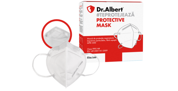 MASCA PROTECTIE DR.ALBERT FFP2 FARA SUPAPA  10buc/cut