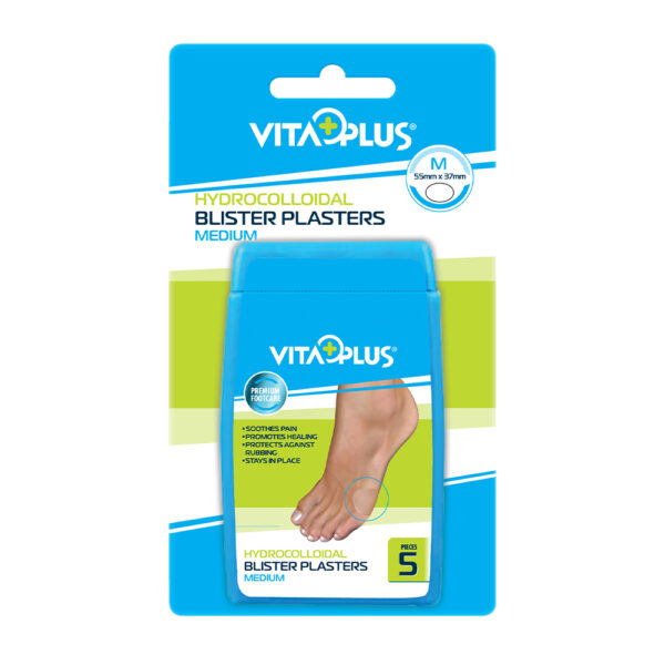 VITAPLUS PLASTURI CU HYDROCOLOID |PT.BATATURI-MEDIUM 55*37mm 5buc/cut