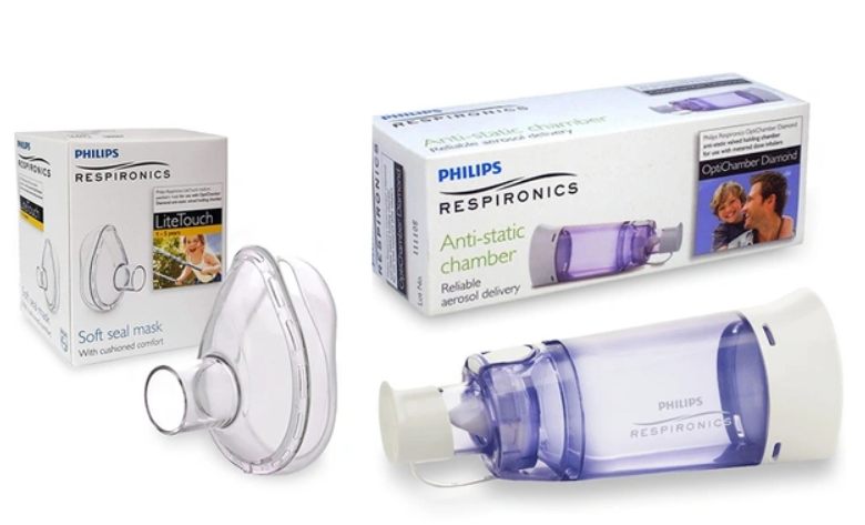 Camera de inhalare cu masca Philips