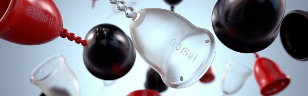 CUPA MENSTRUALA NOMAI NEGRU L (41ml)
