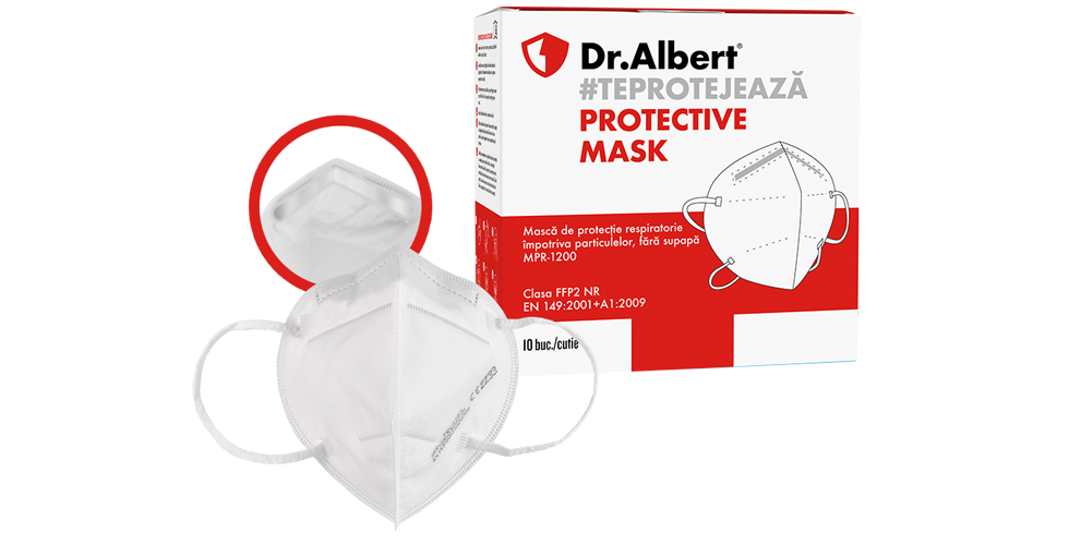 Masca protectie Dr. Albert FFP2 fara supapa