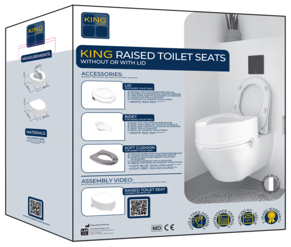 Inaltator WC KING de 15cm cu/fara capac - imagine 5