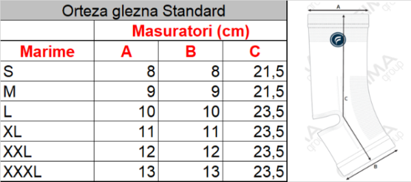Orteza glezna MX Health standard - imagine 3