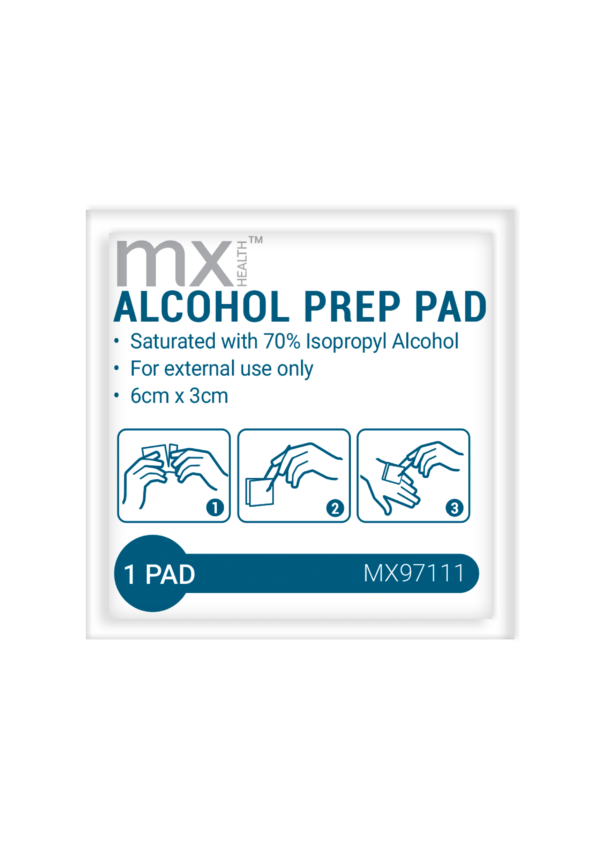 Tampoane cu alcool isopropylic MX Health - MX97111