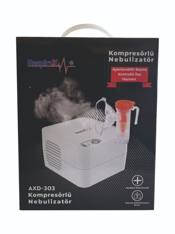 Nebulizator cu compresor fara capac RESPIROX - imagine 3