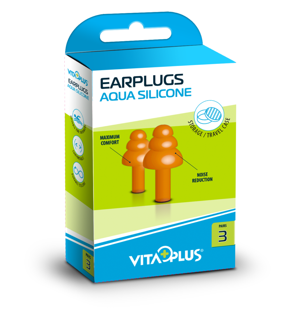 Vita Plus - dopuri urechi silicon (aqua - 3per) - VP66021