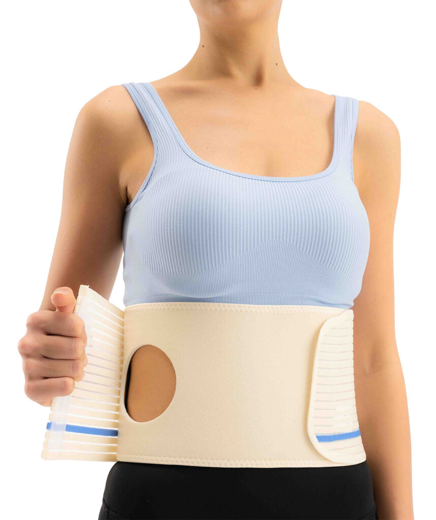 Corset abdominal pentru stoma ORTHOLAND ML-0216