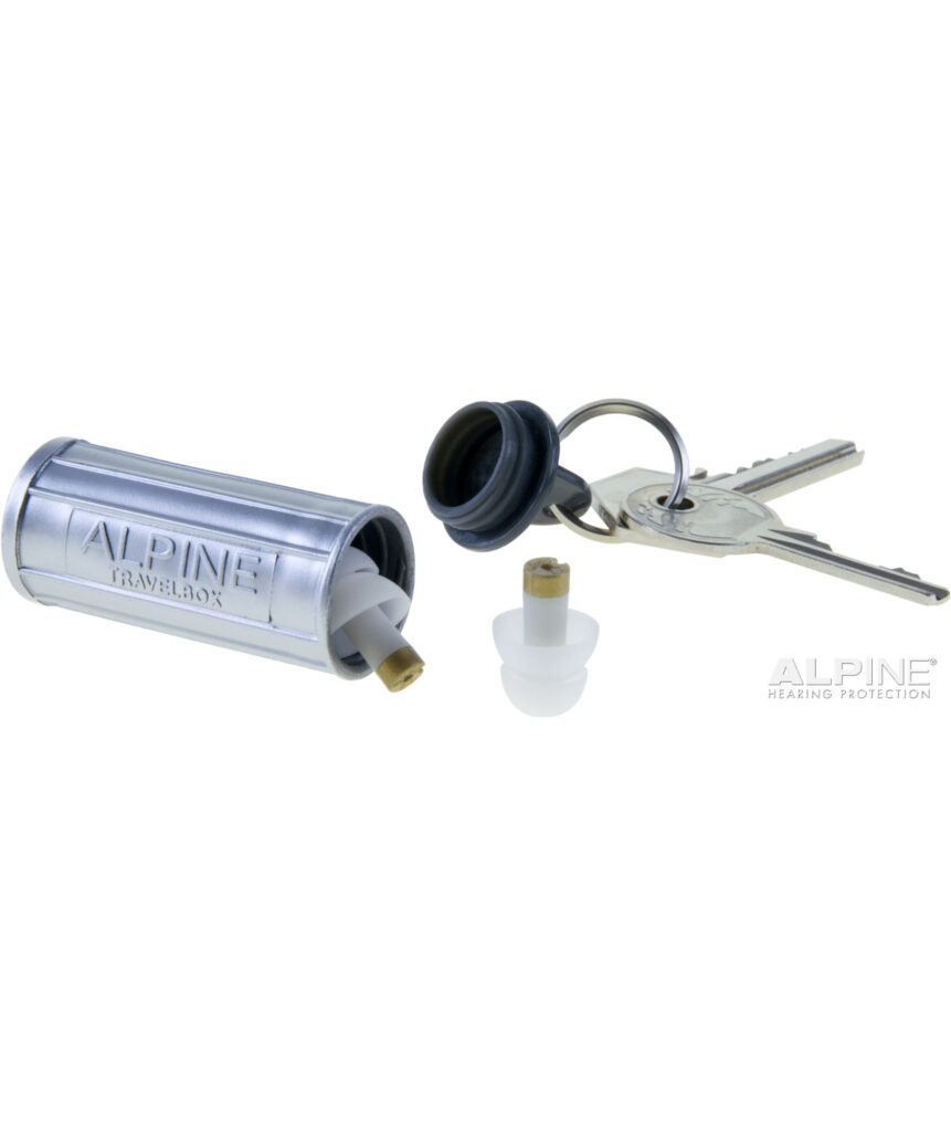 Alpine Travelbox cutie dopuri de urechi breloc