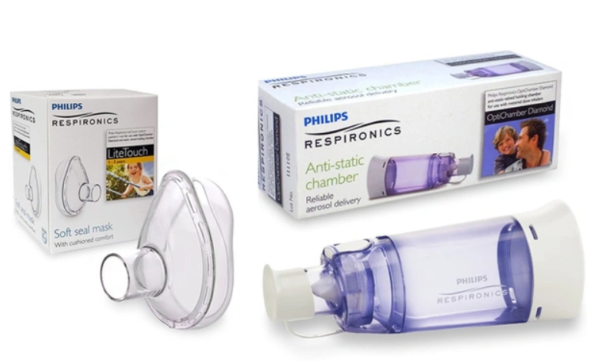 Camera de inhalare cu masca Philips - imagine 2