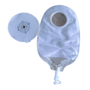 Sistem stomic cu doua componente pentru urostomie