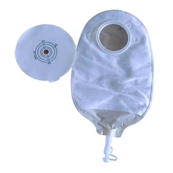 Sistem stomic cu doua componente pentru urostomie