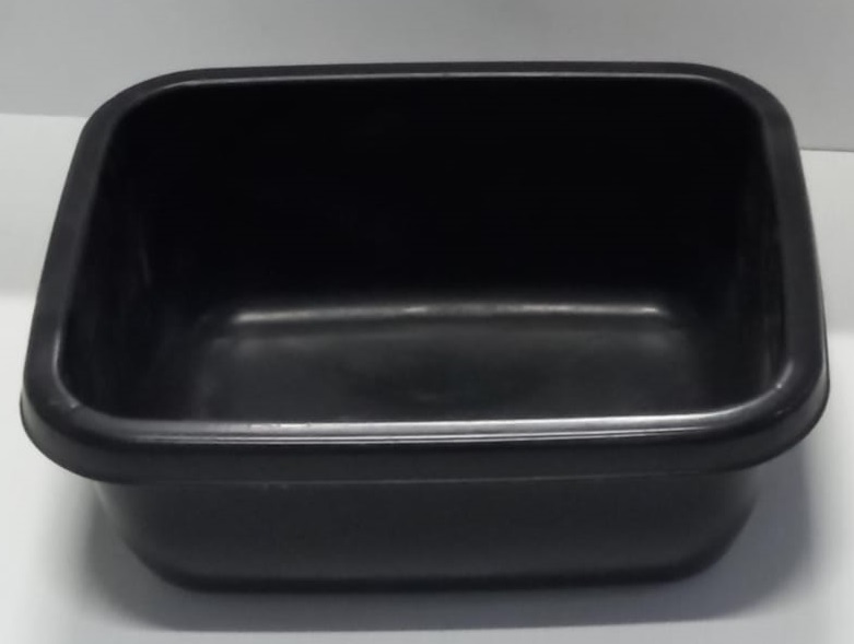Galeata pentru WC de camera fix/pliabil GRI / CROM