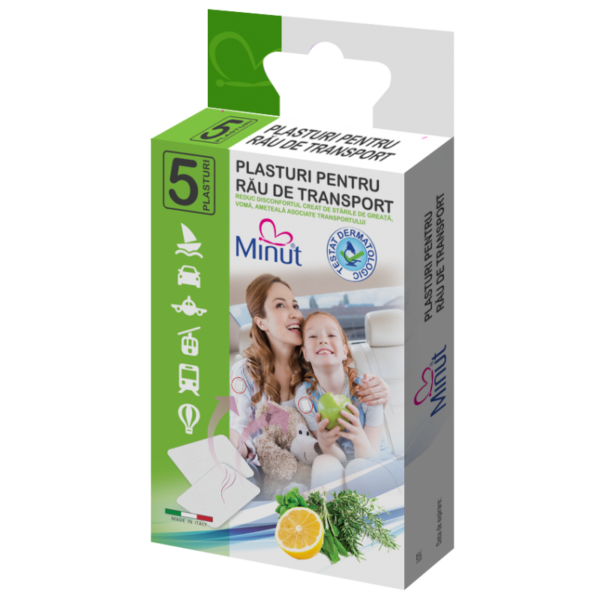 Plasturi pentru rau de transport