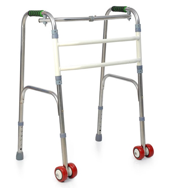 Cadru de mers pliabil/pasitor cu 2 roti VITAL (walker2)