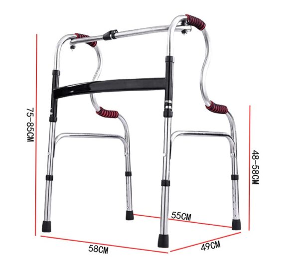 Cadru de mers cu sprijin de ridicare VITAL (walker6)