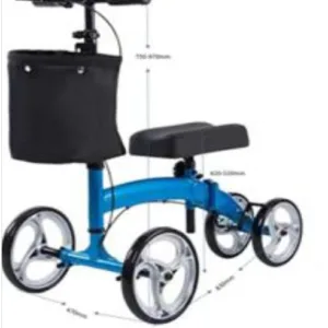 Rolator cu 4 roti cu sprijin genunchi - KY9155