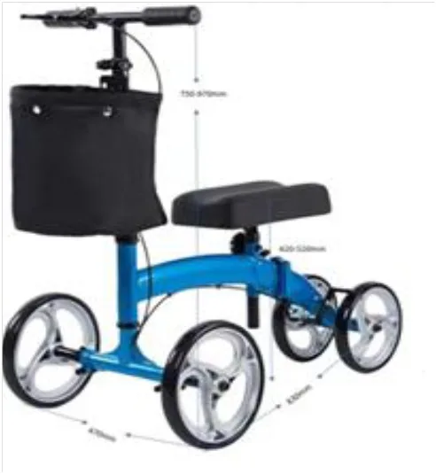 Rolator cu 4 roti cu sprijin genunchi - KY9155